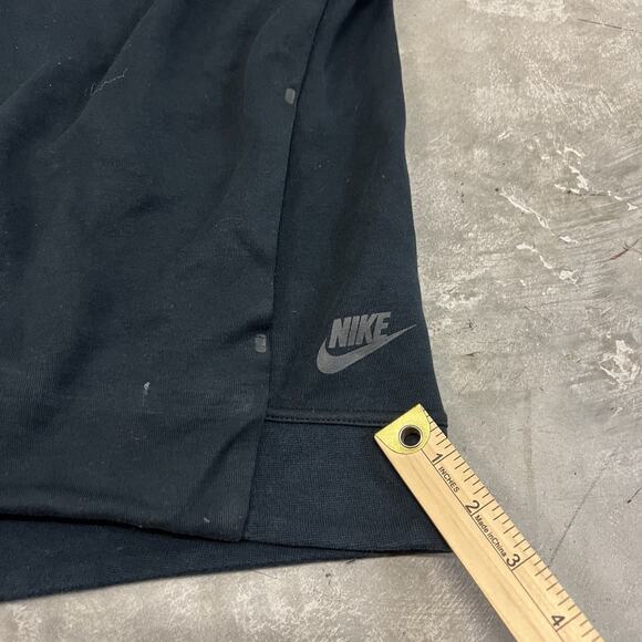 Nike Tech Fleece Hoodie Women's Large Black Pullover Cowl Neck 789534-010 - Picture 4 of 8